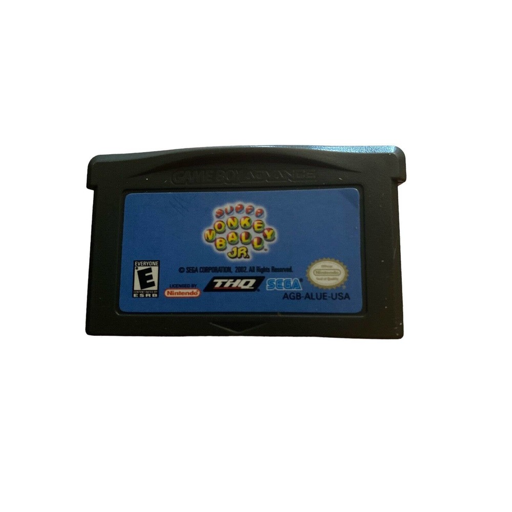 Super Monkey Ball Jr Nintendo Gameboy Boy Advance GBA Cartridge Only Tested Work